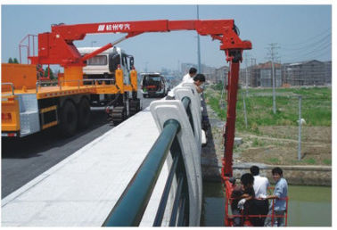 8x4 Dongfeng18M  Bucket Bridge Inspection Equipment For Bridge Detection Flexible