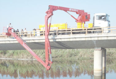 Boom Type Under Bridge Inspection Equipment Dongfeng Chassis 6x4 245HP / 270HP